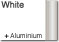 White + Aluminium