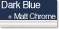 Dark Blue and Matt Chrome