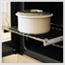 Telescopic oven shelves