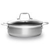Sautepan with glass lid