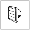 (DUCT/6900) Wall Vent