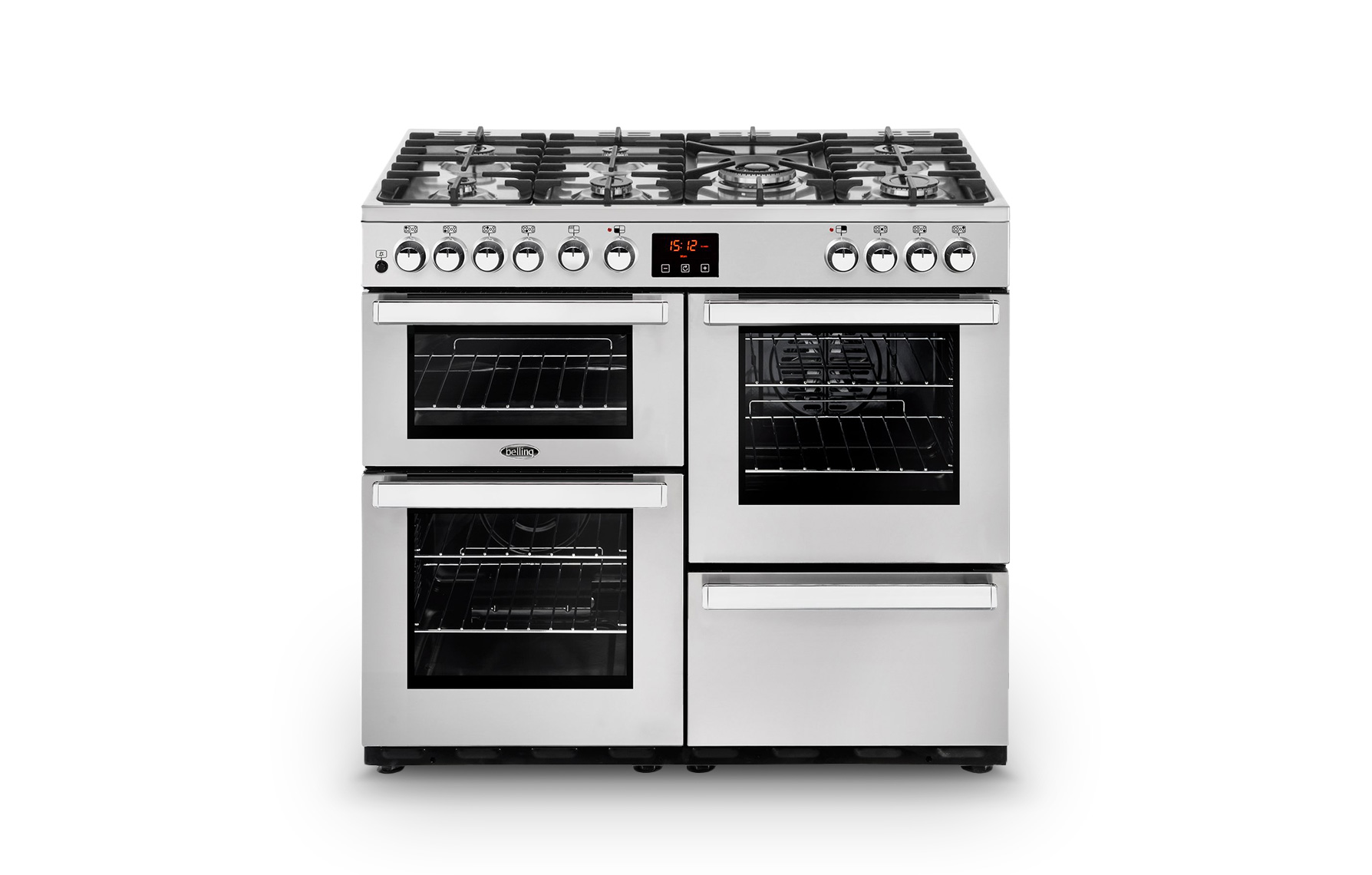 Belling dual fuel on sale range cooker 100cm