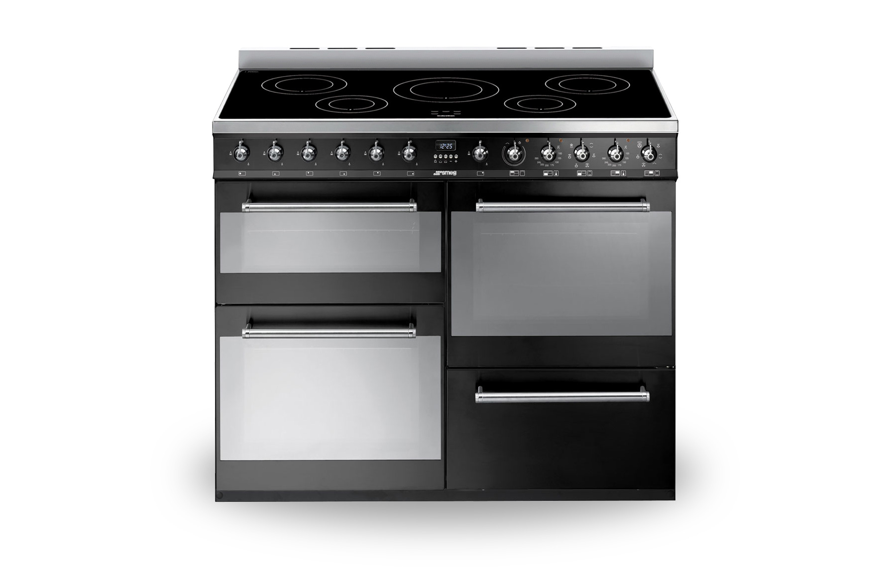 Smeg Symphony 110 SYD4110IBL Induction Range Cookers Rangecookers.co.uk