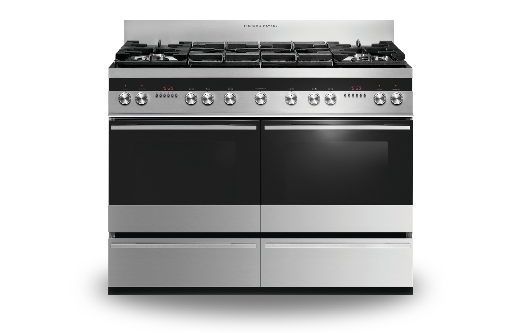 Fisher Paykel Or120Ddwgx2 120Cm Dual Fuel Range Cooker Stainless Steel