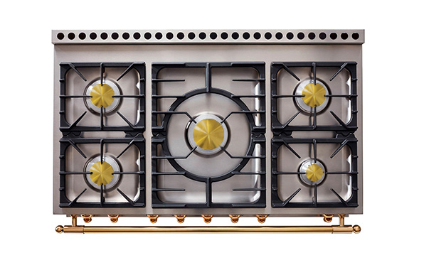 La Cornue CornueFe Brass Burner Set 110cm