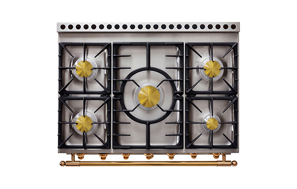 La Cornue CornueFe Brass Burner Set 90cm