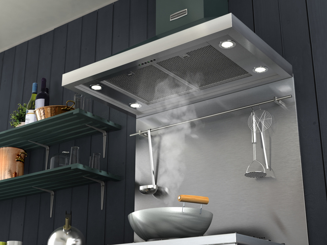difference between recirculation and extractor cooker hoods