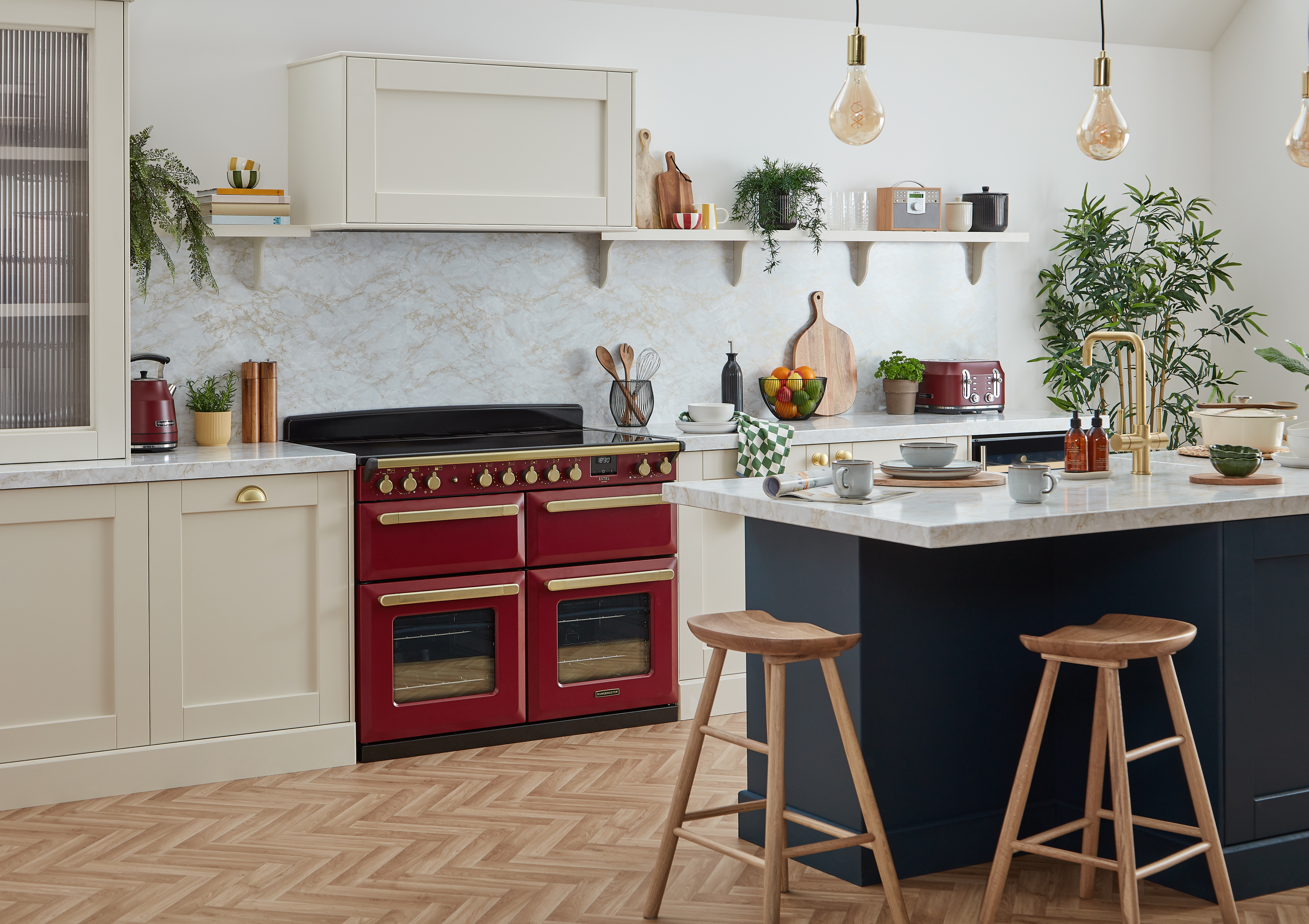 Rangemaster Estel Deluxe 110 in Bordeaux