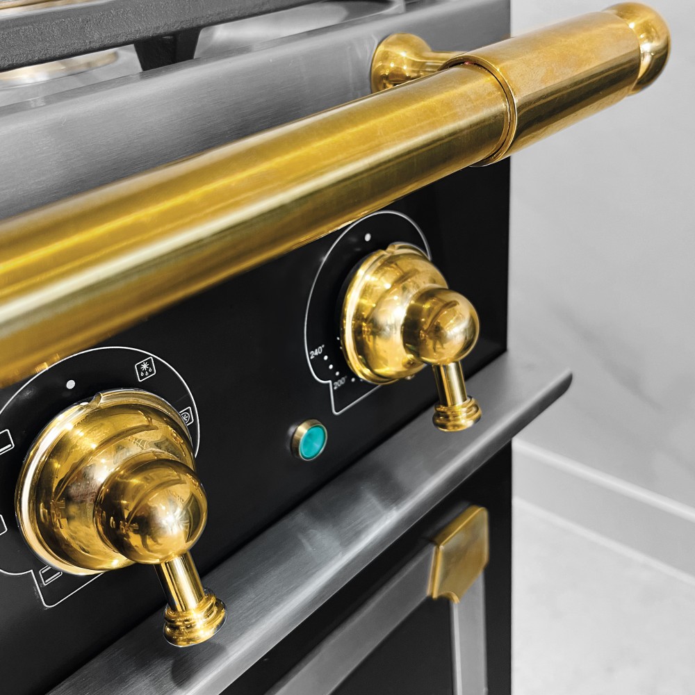 La Cornue CornuFé Brass Trim