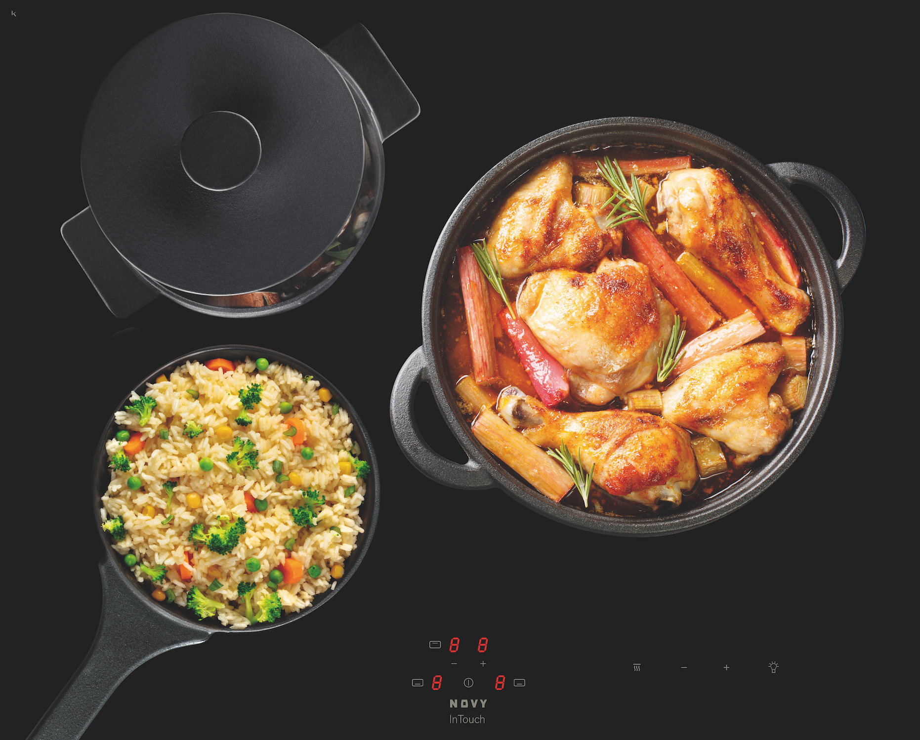 (Novy Comfort 1752 65cm Induction with Black Glass)